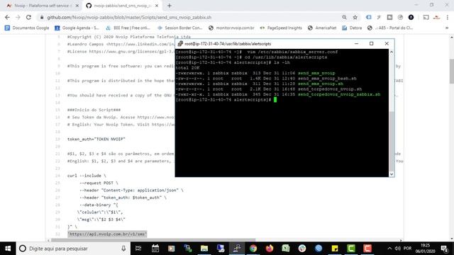 Configurando Script de Envio de SMS no Zabbix Nvoip | Setting up Zabbix send SMS Script - Nvoip смотреть онлайн
