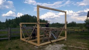 Самый Простой Сарай СВОИМИ РУКАМИ! Легко и просто! Уровень 1