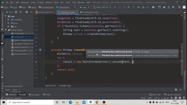 QR Code | Generator Using | Z-xing Library | Android Studio смотреть онлайн