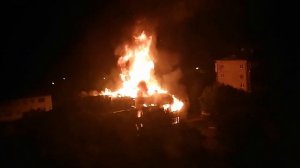 Пожар в Черниковке в Уфе