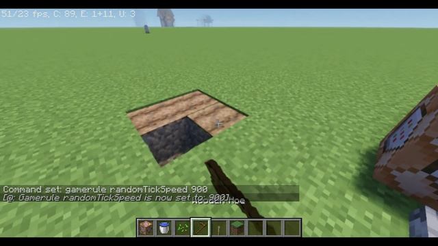 How to grow crops faster command in Minecraft java смотреть онлайн