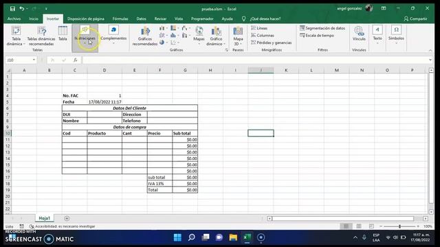 Crear botón nueva factura con macro (EXCEL) смотреть онлайн
