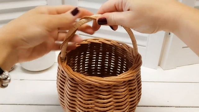Корзина из бумажной лозы / Анонс МК