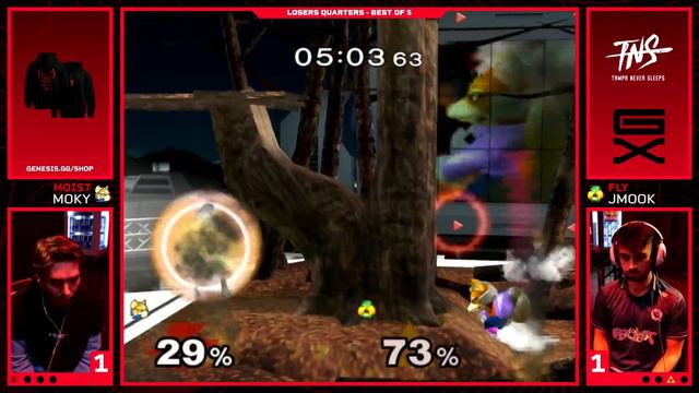 moky vs Jmook - Losers Quarter-Final - GENESIS X | Fox vs Sheik смотреть онлайн