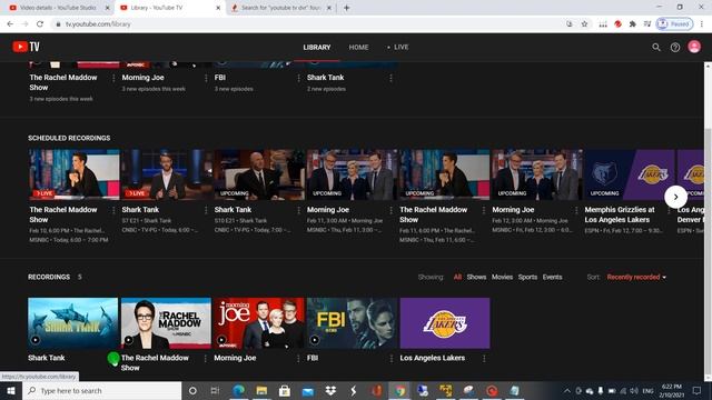 YouTube TV: How to Delete YouTube TV DVR Recordings | YouTube TV DVR смотреть онлайн