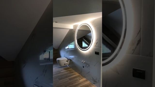 Круглые зеркала с подсветкой #shorts смотреть онлайн