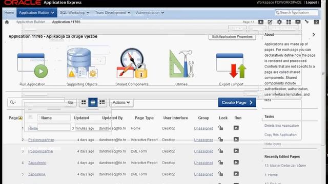Oracle Apex (V4) - Master-Detail, Views, Classic and Interactive Reports смотреть онлайн