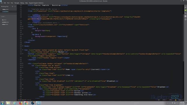 Bootstrap 4 Navbar Change From Transparent To Color On Scroll смотреть онлайн