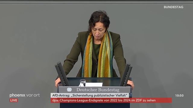 Bundestagsdebatte zur publizistischen Vielfalt am 12.12.19 смотреть онлайн