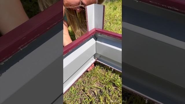 Сборка оцинкованной грядки с полимерным покрытием смотреть онлайн