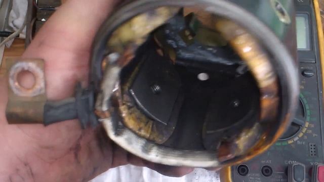 Проверка обмоток стартера. Checking the starter windings. смотреть онлайн