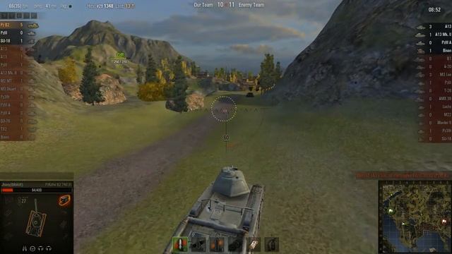WOT: Fjords - PzKpfw B2 740 (f)  - 9 frags - Top Gun, Steel Wall смотреть онлайн