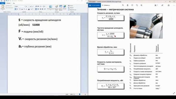 Режимы резания