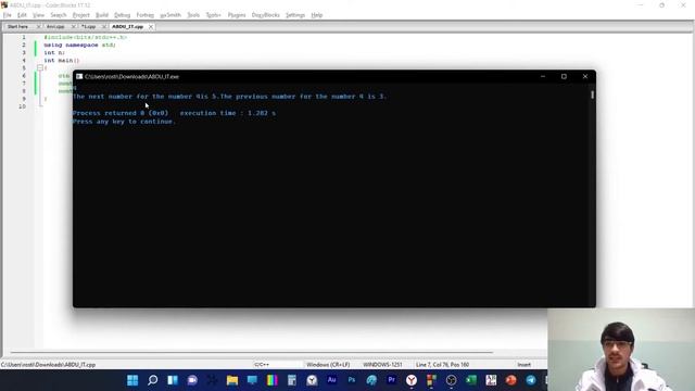 Informatics ВВОД-ВЫВОД : Задача B - Следующее И Предыдущее