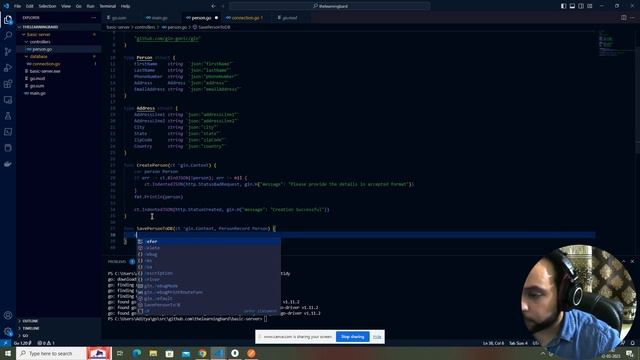 Create Http Server in GoLang with MongoDB as Database смотреть онлайн