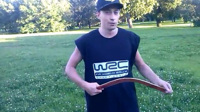 как правильно метать (кидать запускать ) бумеранг