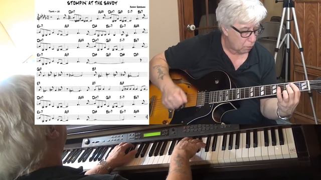 Stompin' At The Savoy - jazz guitar & piano cover ( Benny Goodman ) Yvan Jacques смотреть онлайн