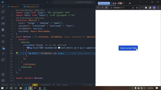 how to use clsx in react with tailwind and typescript смотреть онлайн