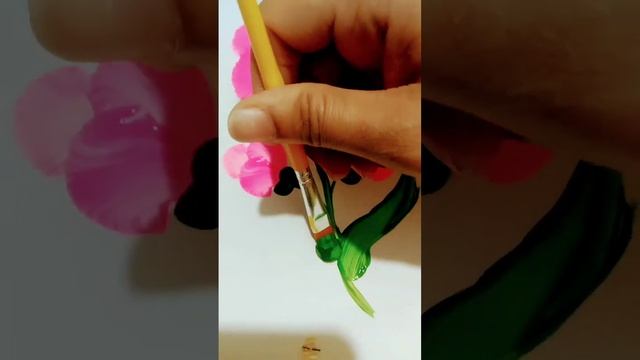 One Stroke Flowers penting |?#art #flowers #shortvideo#shorts #short смотреть онлайн