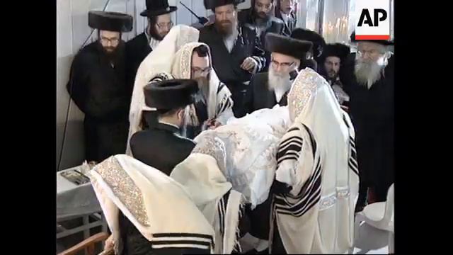 JERUSALEM: CIRCUMCISION OF HASIDIC PRINCE CELEBRATIONS