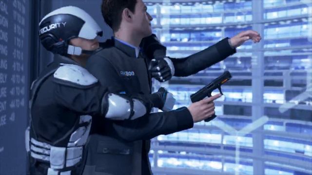 Detroit Become Human - Connor At The Cyberlife Tower - Fights Agents смотреть онлайн