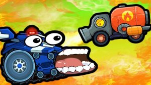 Самый КРУТОЙ и глючный БОСС про машинки Машина Ест Машину 3 в игре погоня хищных машин #ФГТВ