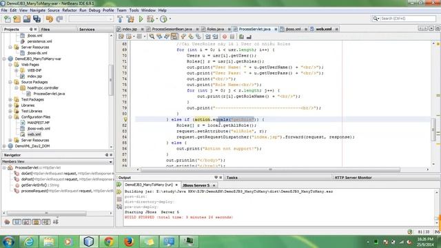 EJB3 Many To Many part 2 смотреть онлайн