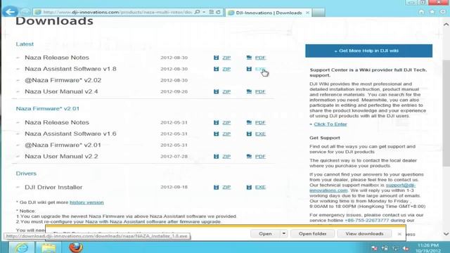 Installing DJI Naza USB Driver and Assistant Software for Windows 8 - Works in Win 7 too смотреть онлайн