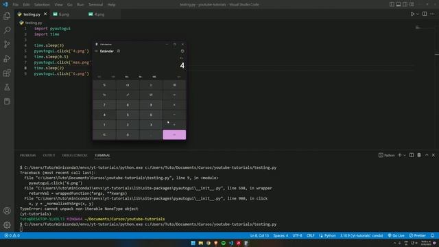 PyAutogui #2 Localizar imágenes en pantalla смотреть онлайн