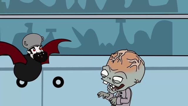 PLANTS VS ZOMBIES HEROES - Episode 17 - Crazy Dave Vampire ANIMATION! смотреть онлайн