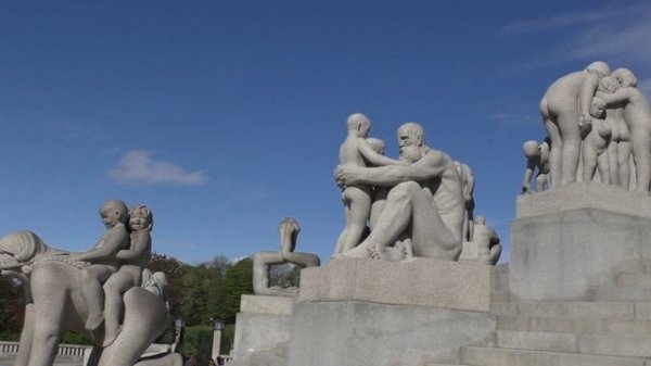Vigeland Sculpture Park in Oslo Norway