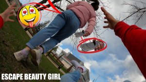 ПОБЕГ ОТ КРАСОТКИ ОТ ПЕРВОГО ЛИЦА ( ЭПИЧНЫЙ ПАРКУР )