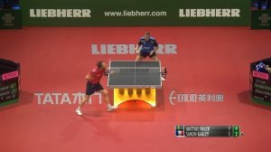 Маттиас Фальк. Как играть шипами справа.