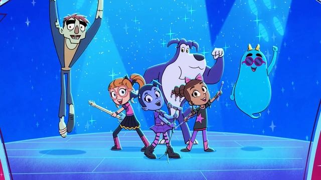 The Creepy Beat ?| Music Video | The Ghoul Girls | Vampirina | Disney Junior смотреть онлайн