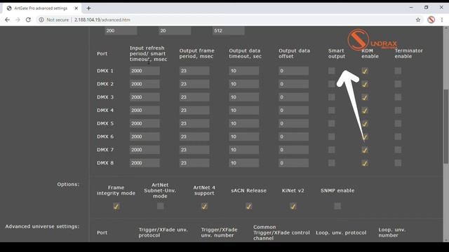 DMX-Ethernet nodes: Web Configuration Guide смотреть онлайн