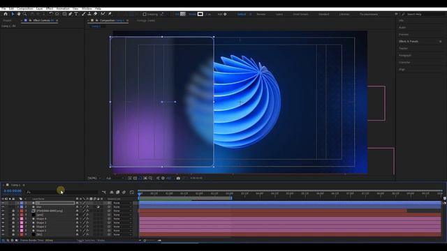 Создаем эффект матового стекла в After Effects смотреть онлайн