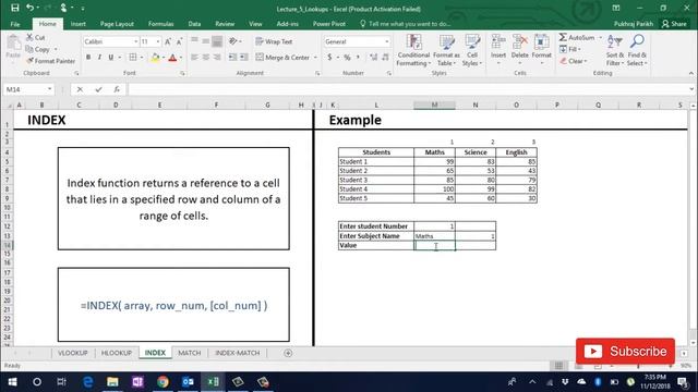 Learn Excel? VLOOKUP, HLOOKUP, INDEX MATCH, INDEX-MACTCH | Lookup Formulas. смотреть онлайн