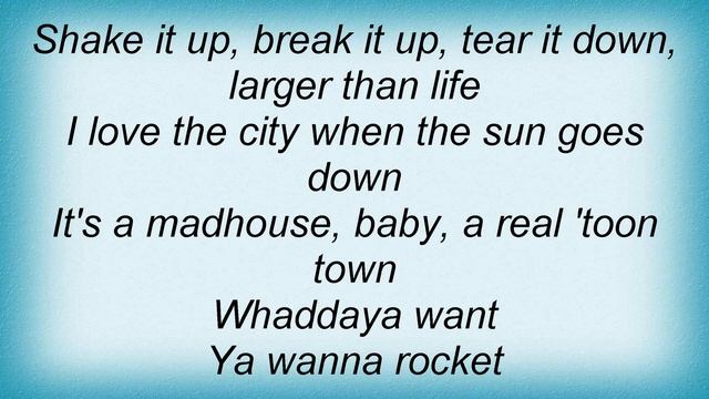 Lita Ford - Larger Than Life Lyrics смотреть онлайн