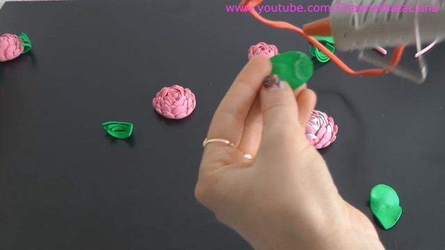 Как сделать ободок с цветами из фоамирана.Мастер-класс. смотреть онлайн