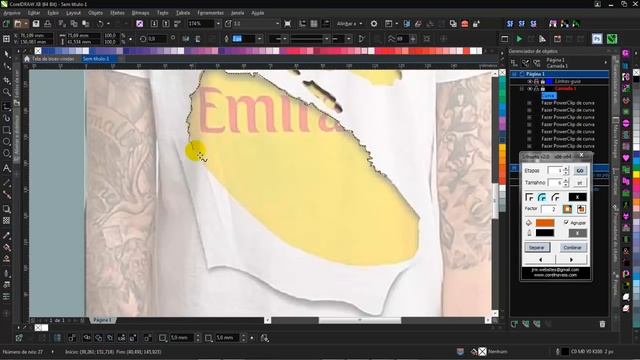 Sombra Interna com PowerClip no CorelDRAW X8 смотреть онлайн