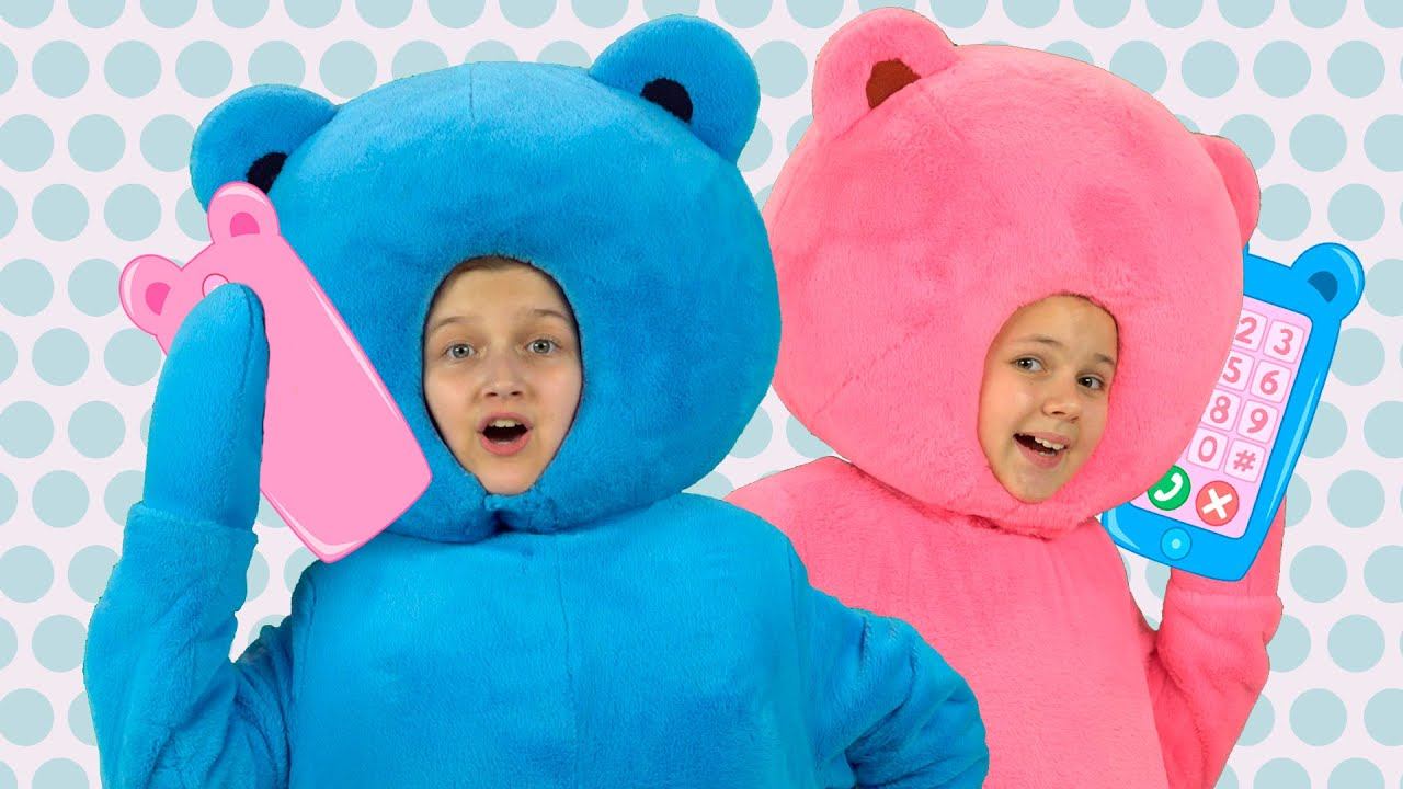 АЛЛО КАК ДЕЛА - Мармеладные Мишки - Новинка песенка мультик для детей про телефон смотреть онлайн