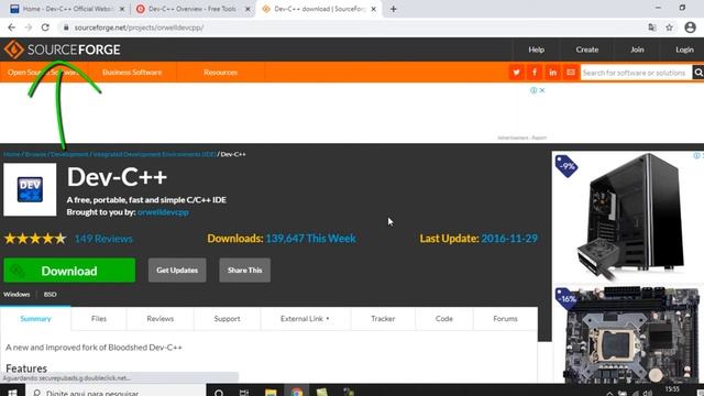 ? Linguagem C - Instalação do DEV C++ no Windows 10 смотреть онлайн