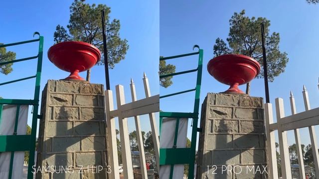 Samsung Galaxy Z Flip 3 vs iPhone 12 Pro Max Camera Test смотреть онлайн