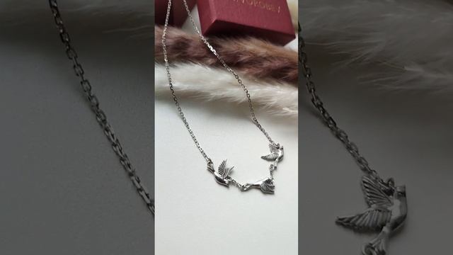 #колье из серебра от dr.vorobev Артикул на #wildberries 163410433 #украшения #покупкиwildberries смотреть онлайн