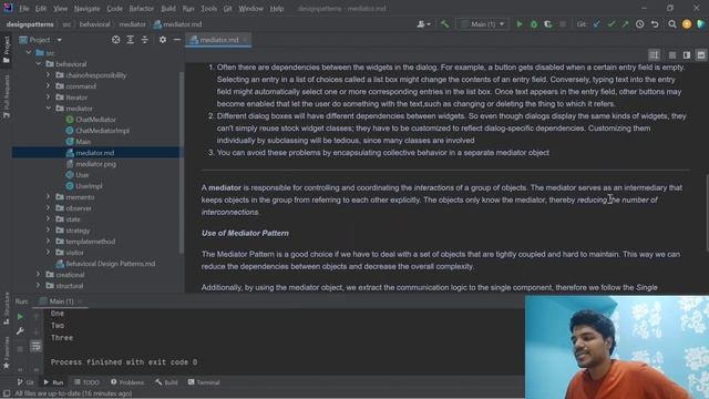 Mediator Design Pattern in Java | Full Design Patterns Tutorial смотреть онлайн