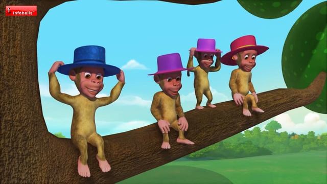 The Cap Seller and the Monkeys | Telugu Stories for Kids | Infobells смотреть онлайн
