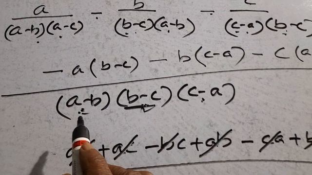 Easiest solution of Find the value of a/(a-b)(a-c)+b/(b-c)(b-a)+c/(c-a)(c-b) @numericgalaxy6876 смотреть онлайн