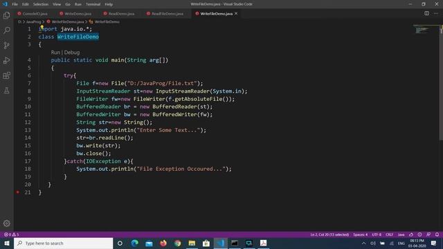 Java File Stream смотреть онлайн