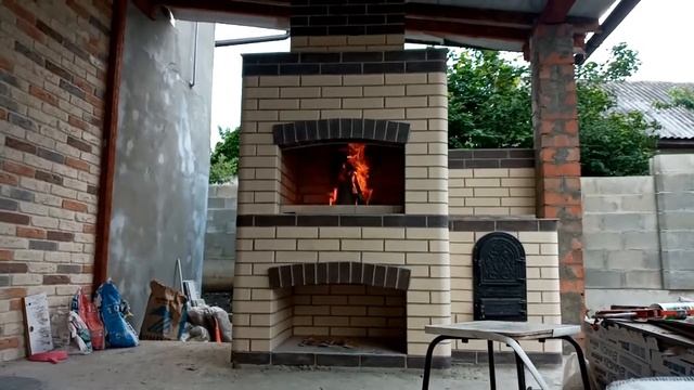 Недорогой но функциональный мангал из кирпича своими руками смотреть онлайн